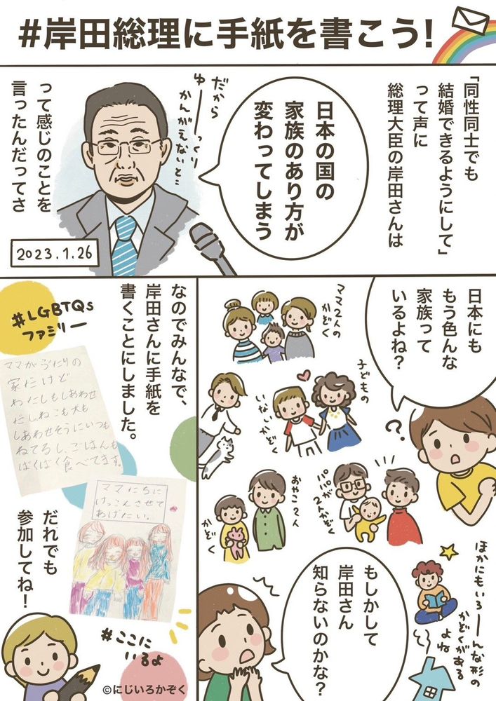 岸田総理へ手紙を書こうプロジェクト